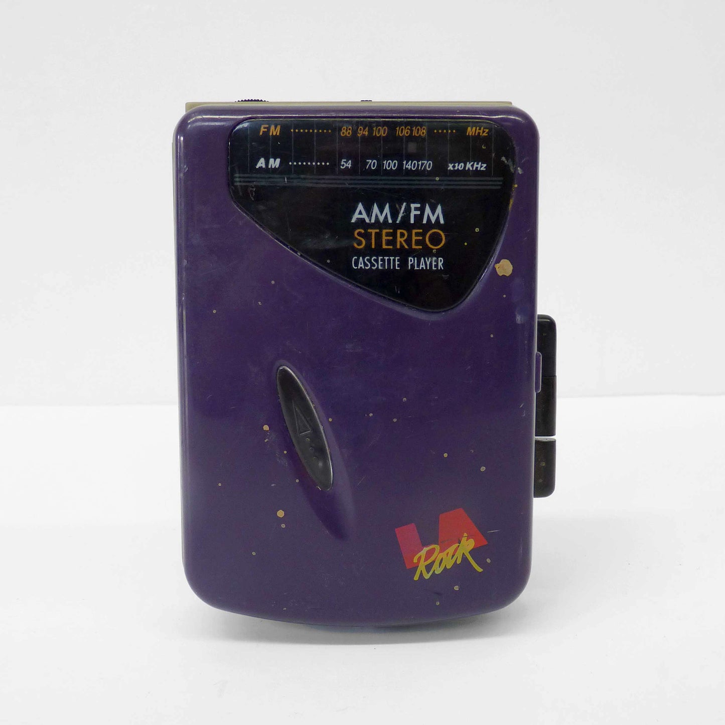 Purple Portable Cassette Player