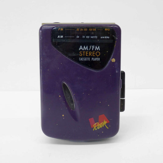 Purple Portable Cassette Player