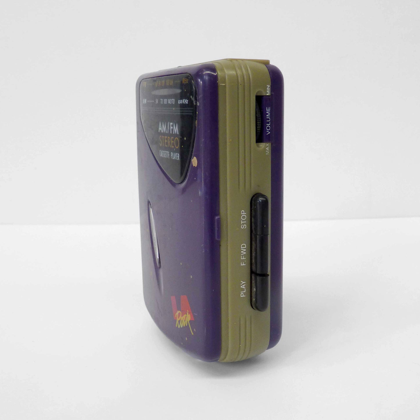 Purple Portable Cassette Player