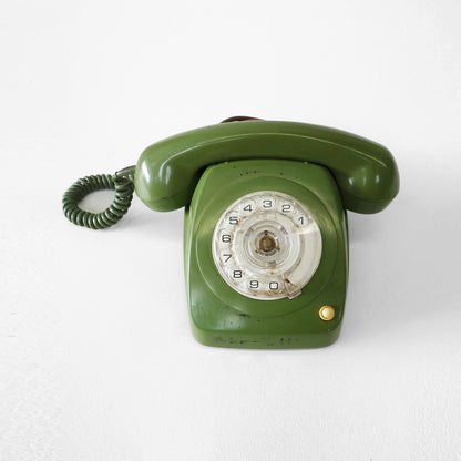 Classic Green Rotary Telephone