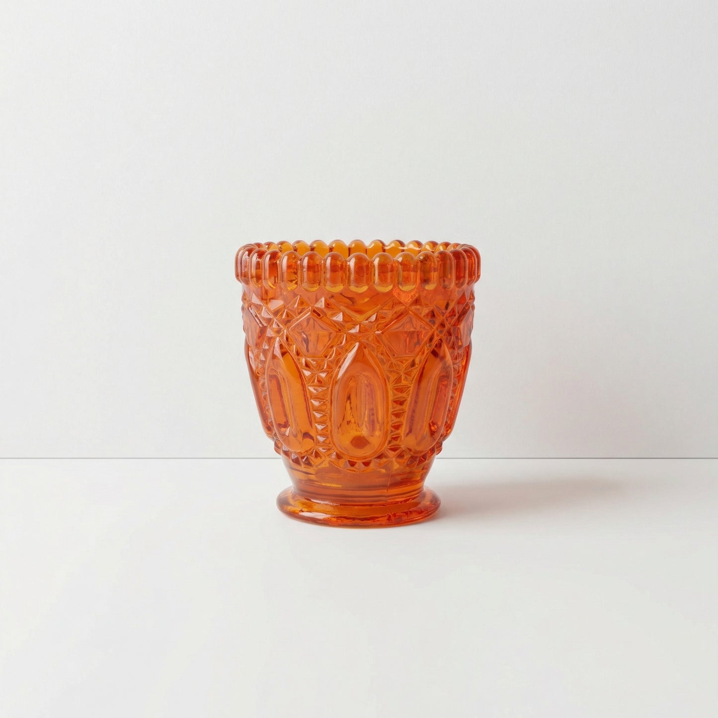 Amber Glass Votive