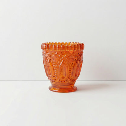 Amber Glass Votive