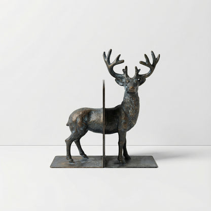 Stag Bookends