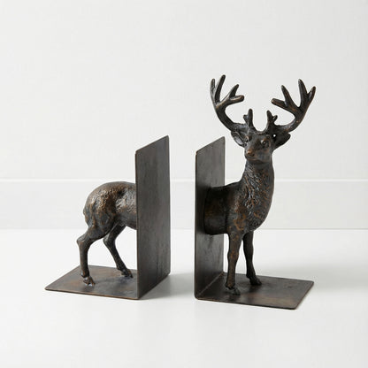 Stag Bookends