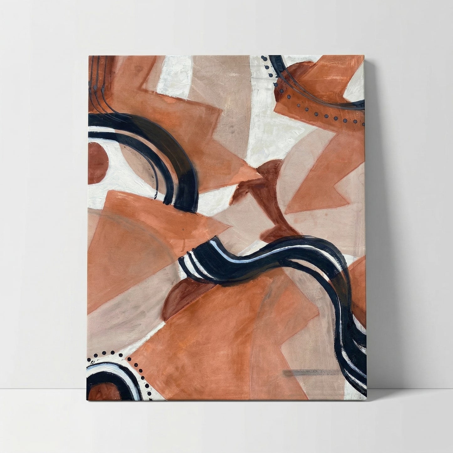 Earth Tone Abstract Canvas