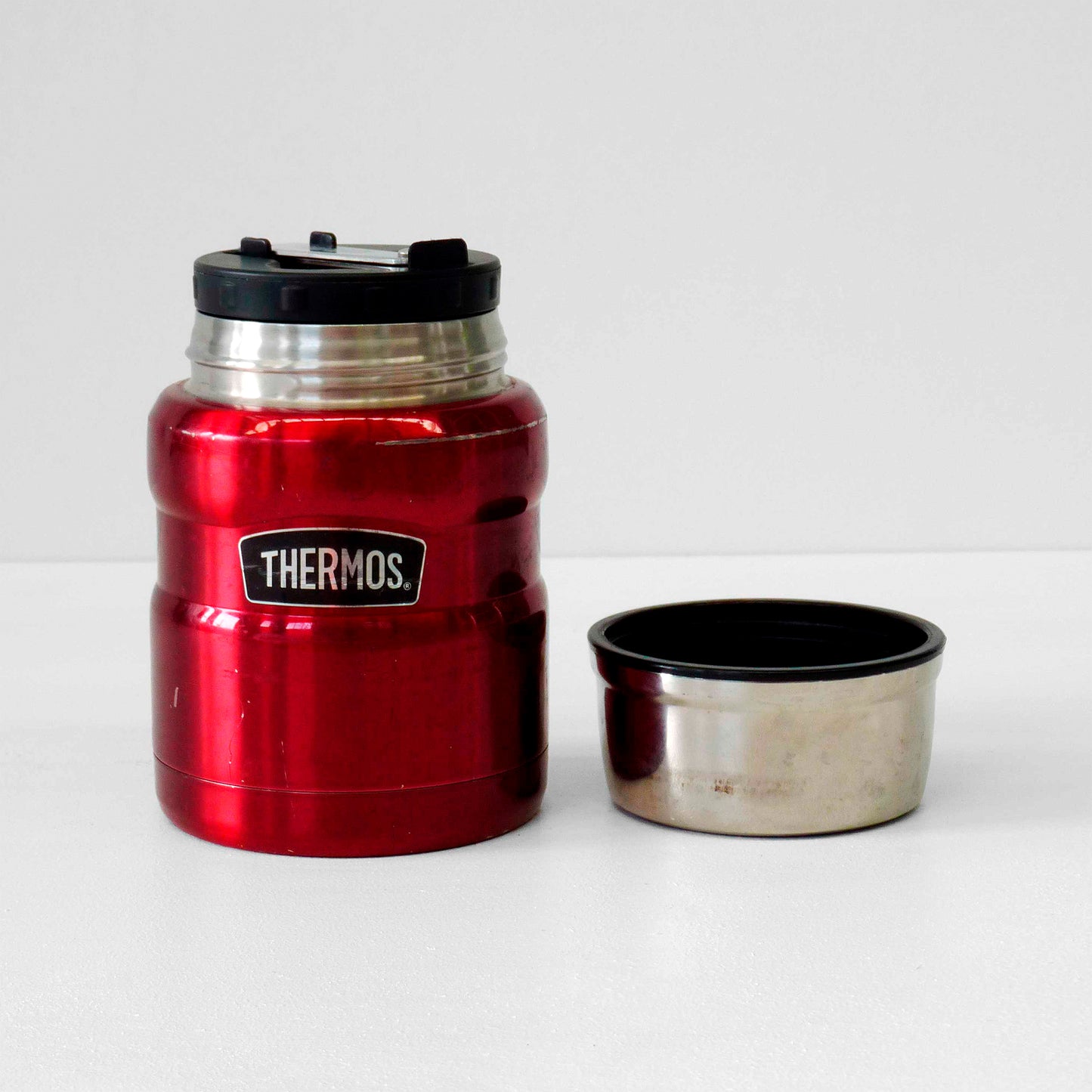Dark Red Mini Thermos