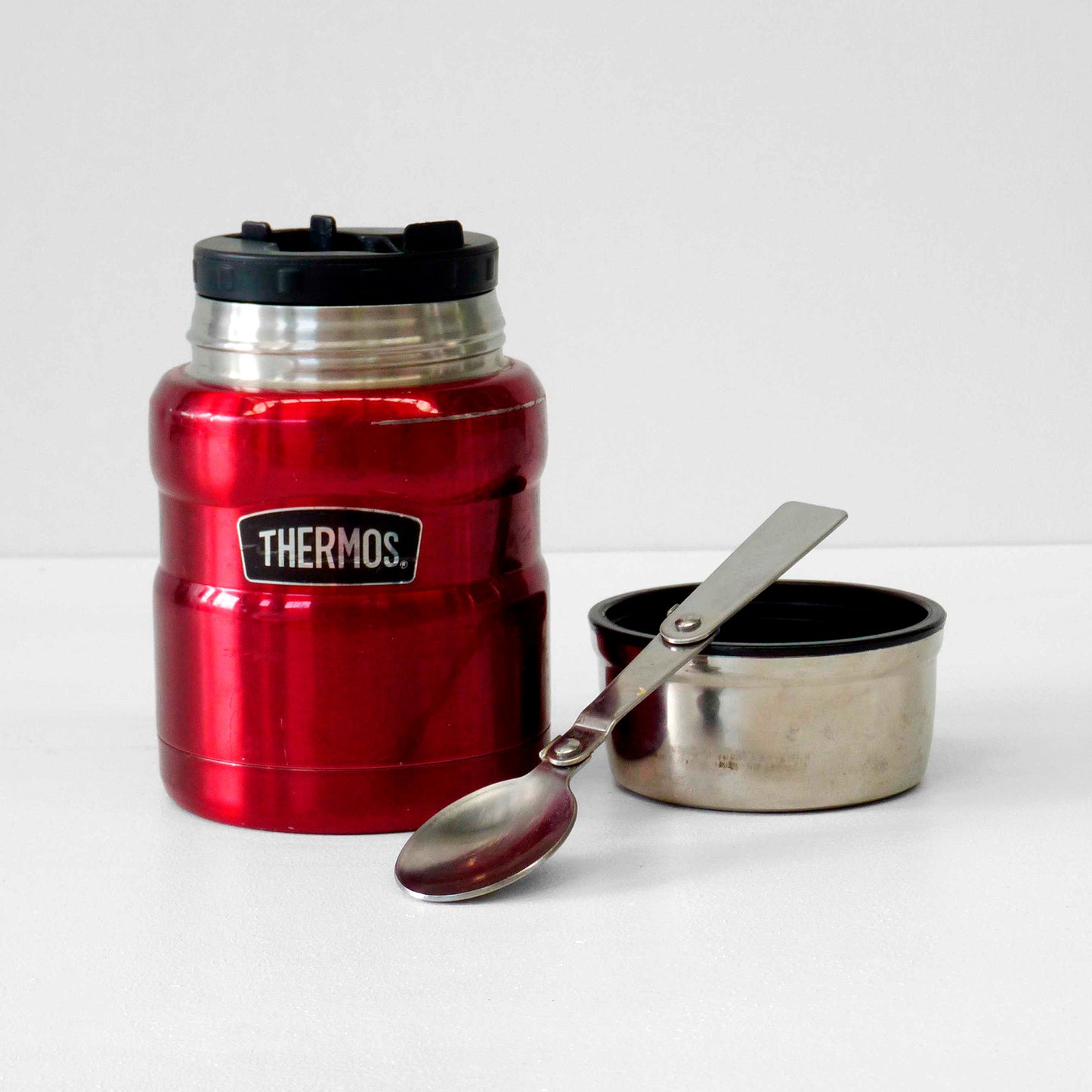 Dark Red Mini Thermos