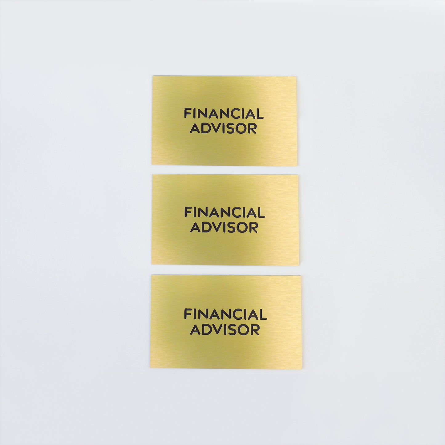 ‘Financial Advisor’ Door Sign