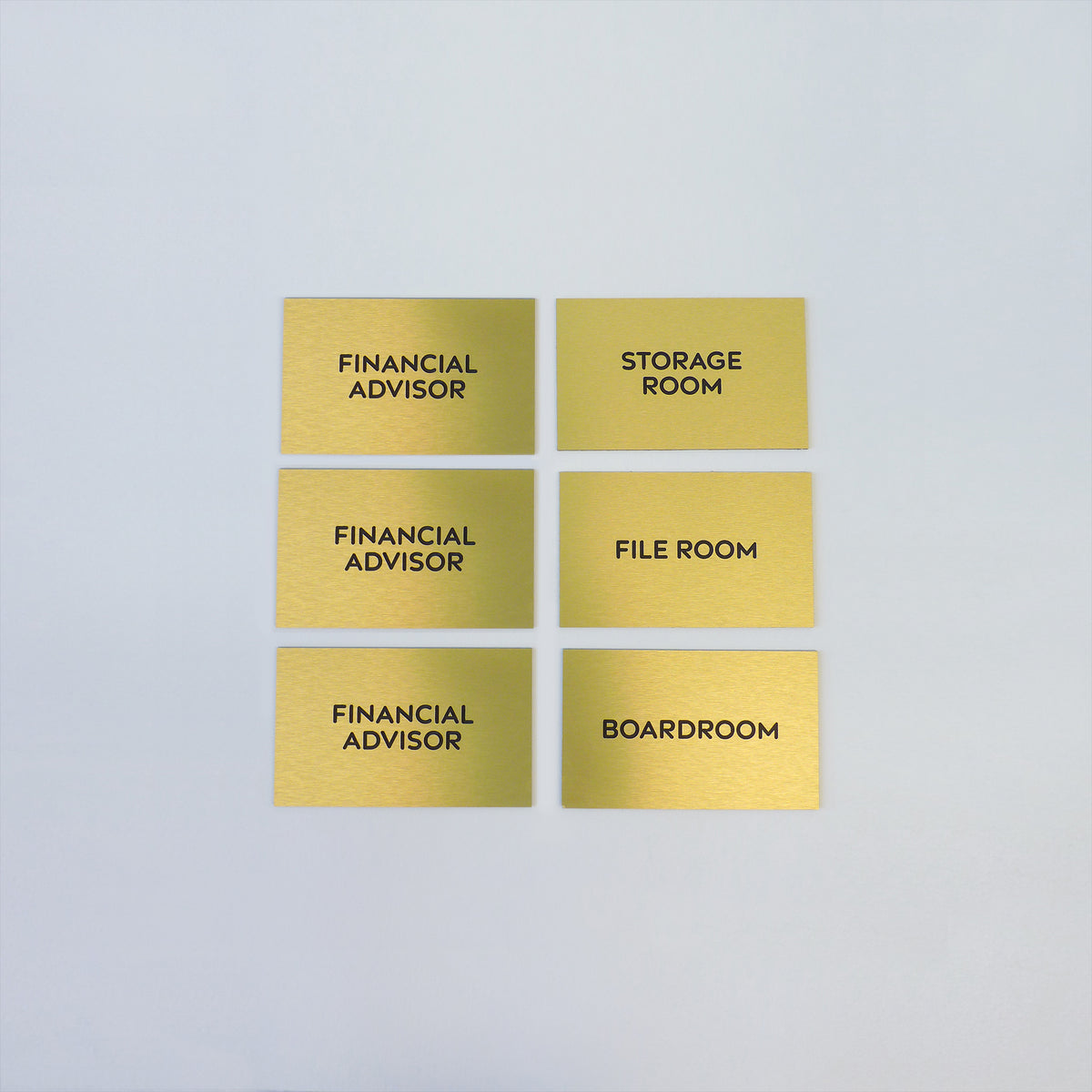 Advising Sign ‘Financial Advisor’ Door Sign – AXIS