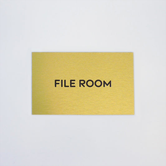 ‘File Room’ Door Sign