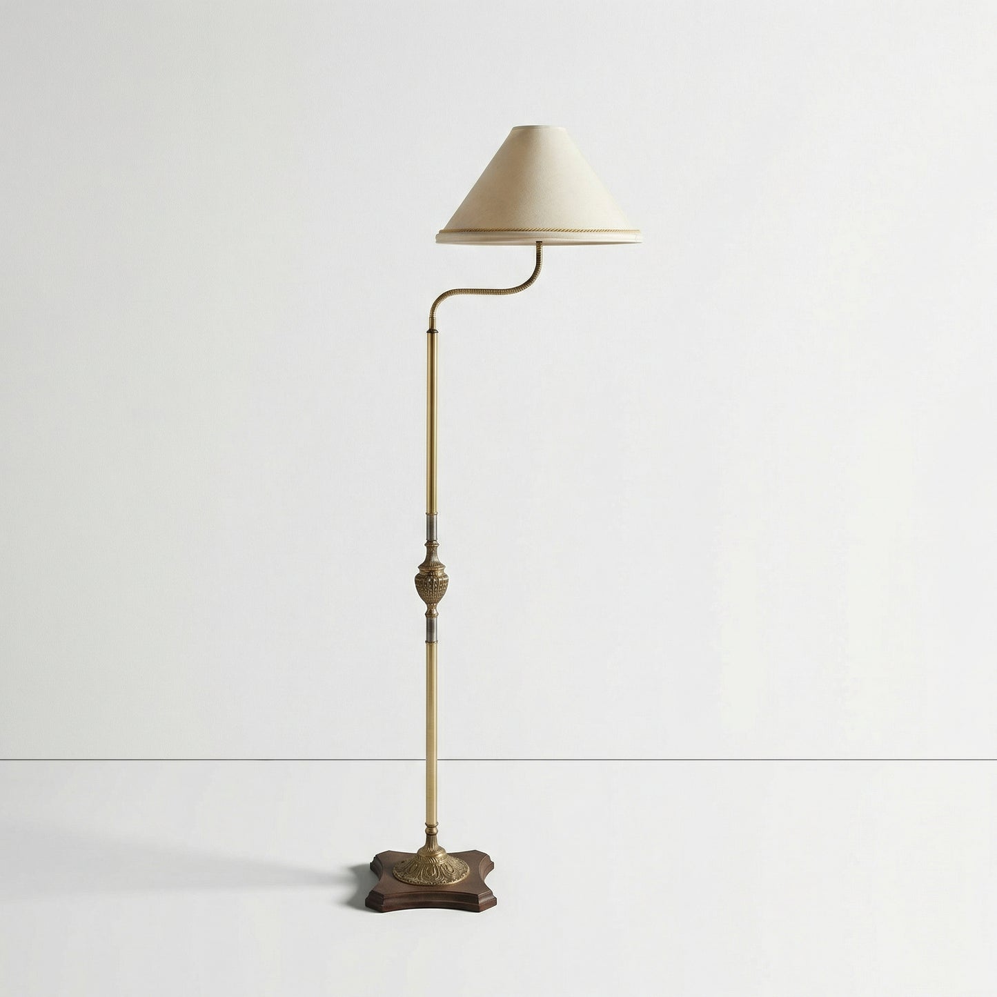 Vintage Brass Standing Lamp