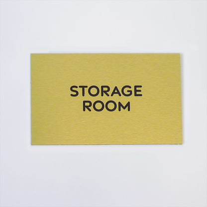 ‘Storage Room’ Door Sign