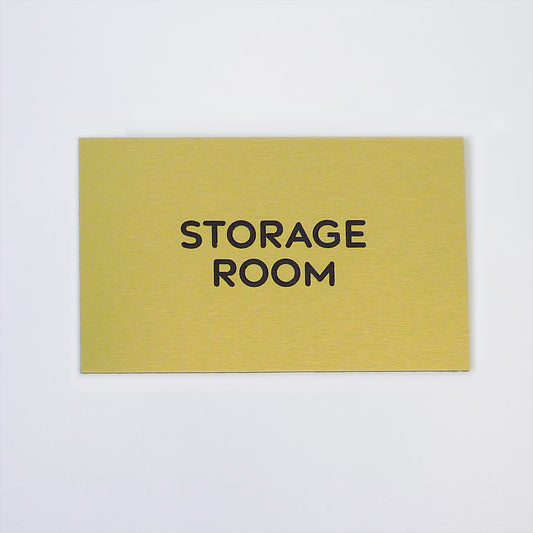‘Storage Room’ Door Sign