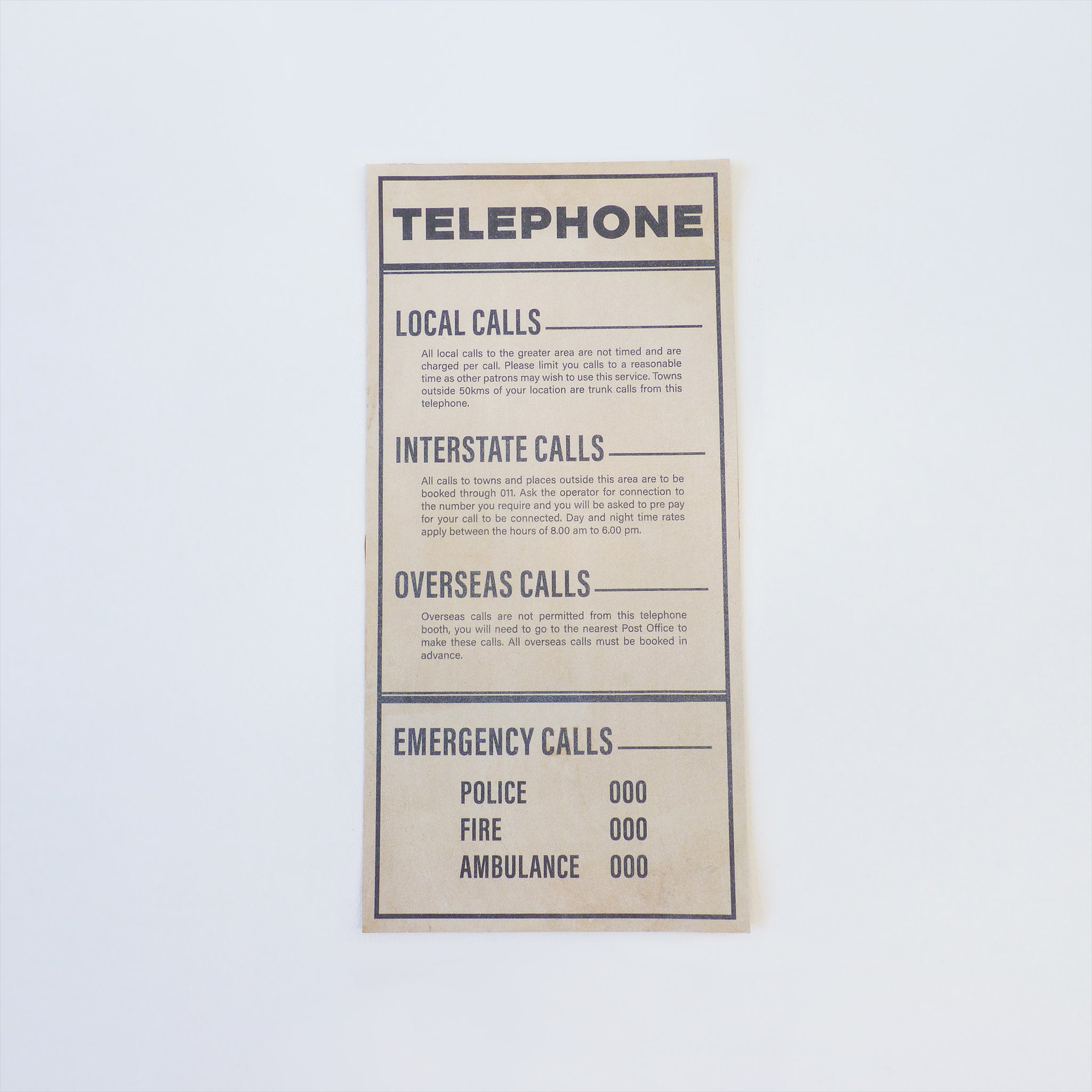 UK Phone Box Signage – AXIS