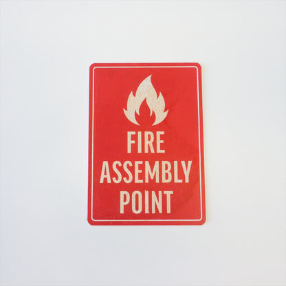 Small Bushfire Assembly Point Sign