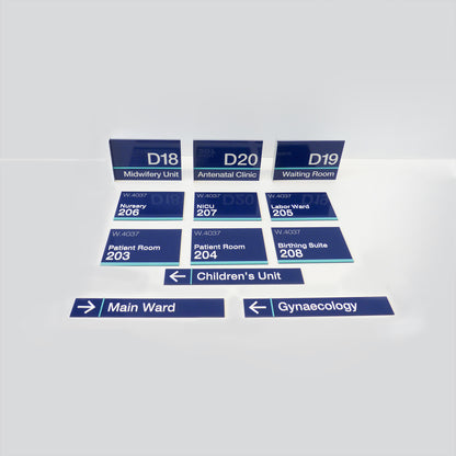 Hospital Signage Set