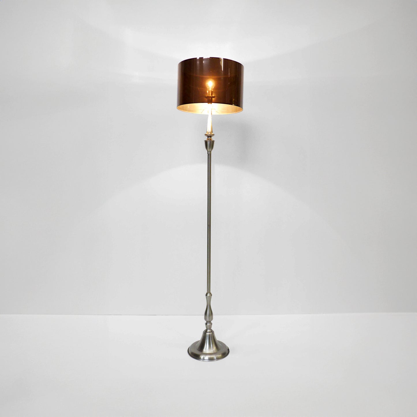 Vintage Metallic Standing Lamp