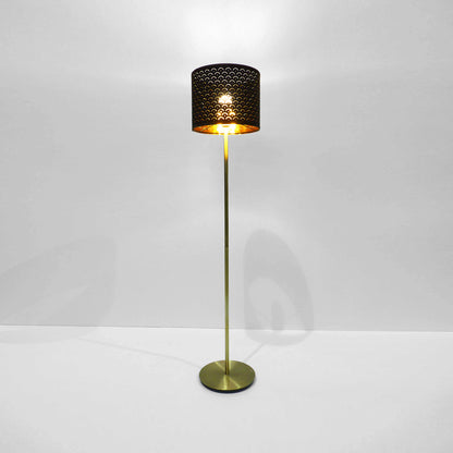 Brushed Gold Standing Lamp Set