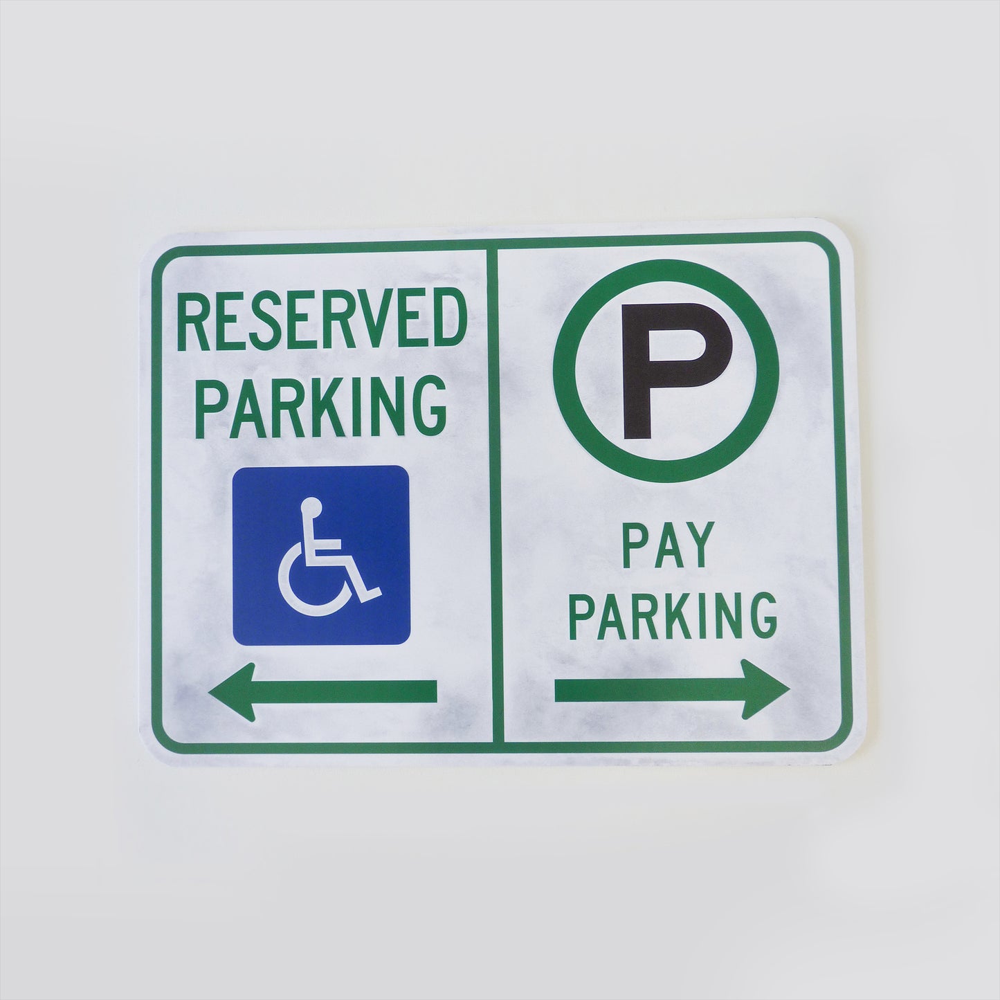 Double Reserved Parking Sign