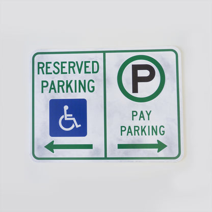 Double Reserved Parking Sign