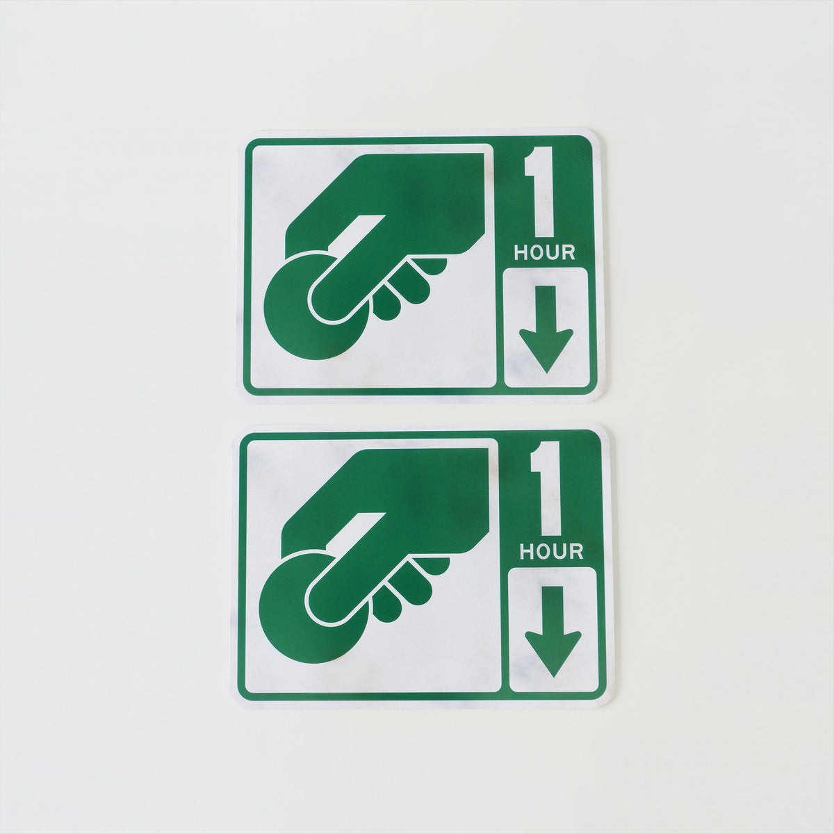 Hour Hand Sign 1 Hour Coin Parking Sign – AXIS