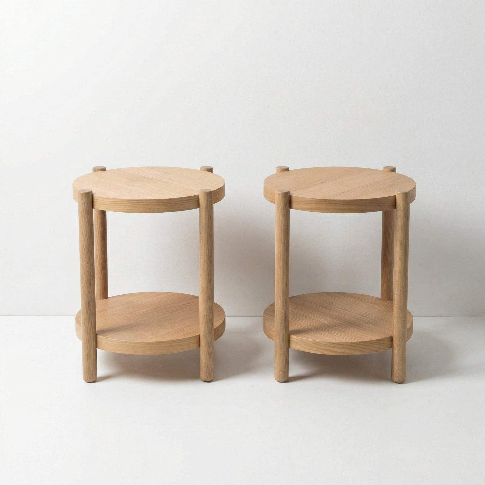 Button Timber Side Tables – AXIS