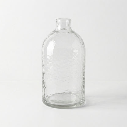 Hammered Glass Bottle