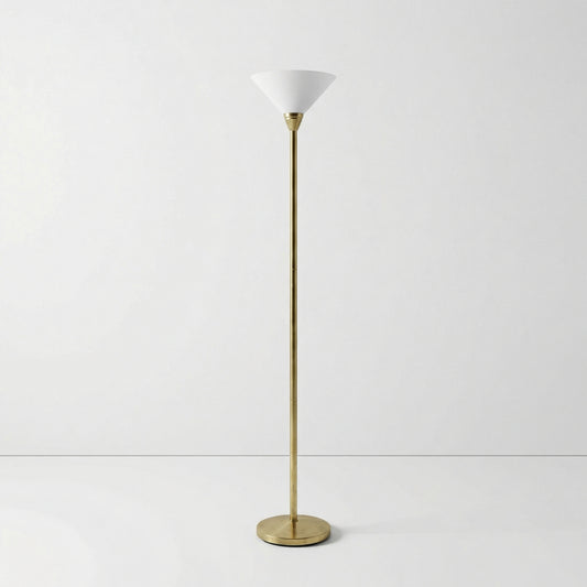 Brass Uplighter Floor Lamp