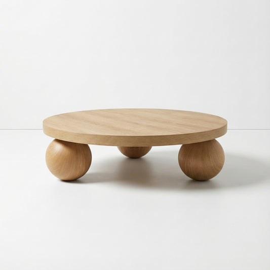 Modern Sphere Leg Coffee Table