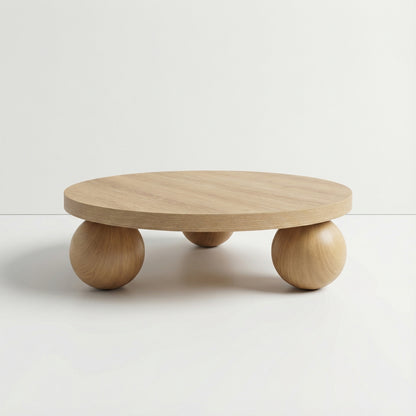 Modern Sphere Leg Coffee Table