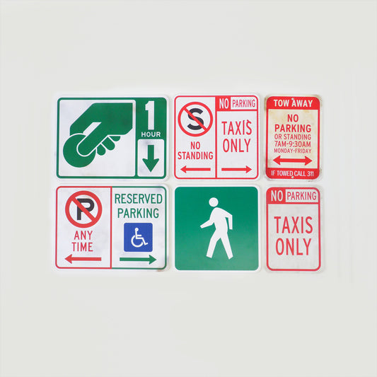 Street Parking Signage Set