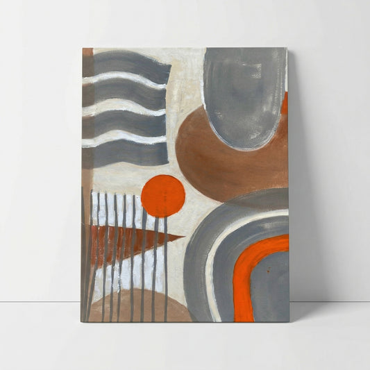 Abstract Earthy Canvas