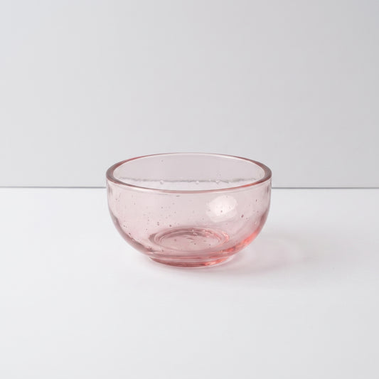 Small Pink Glass Bowl