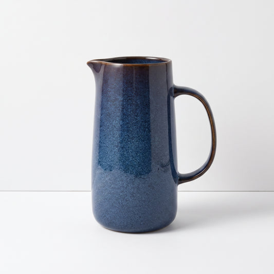 Blue Ceramic Pitcher