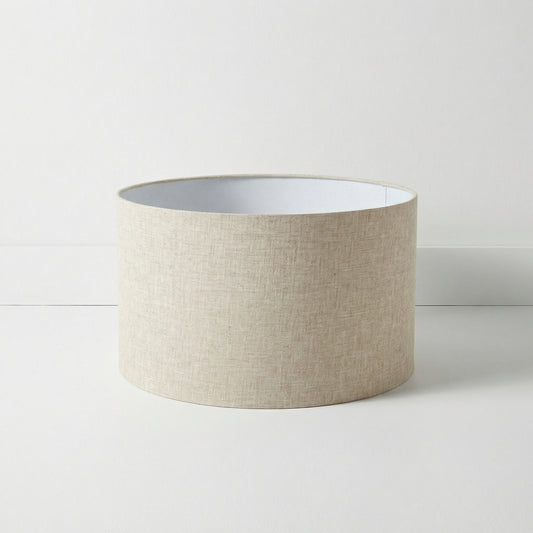 Linen Drum Lamp Shade