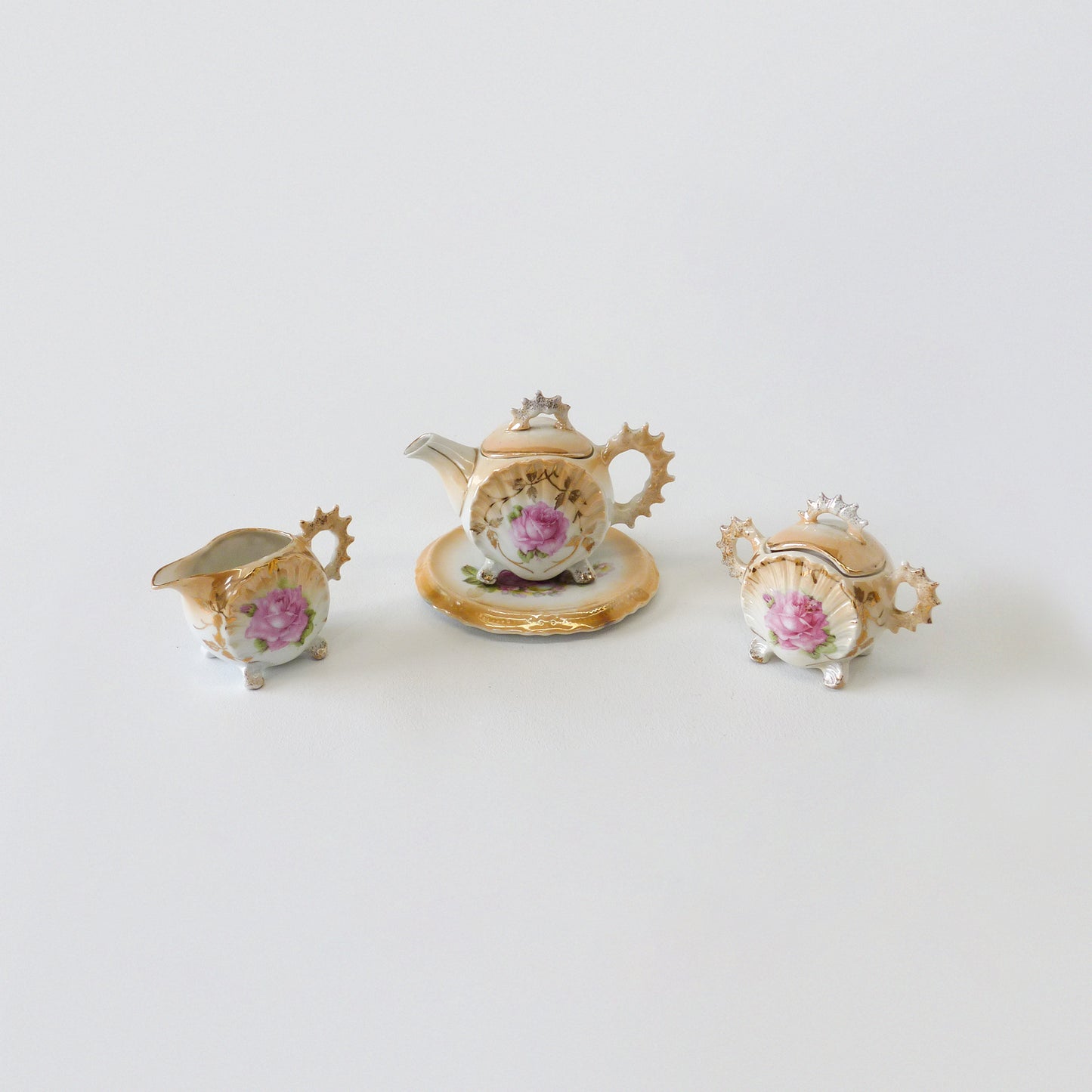 Victorian Floral Tea Set