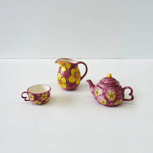 Hand-painted Ceramic Tea Set