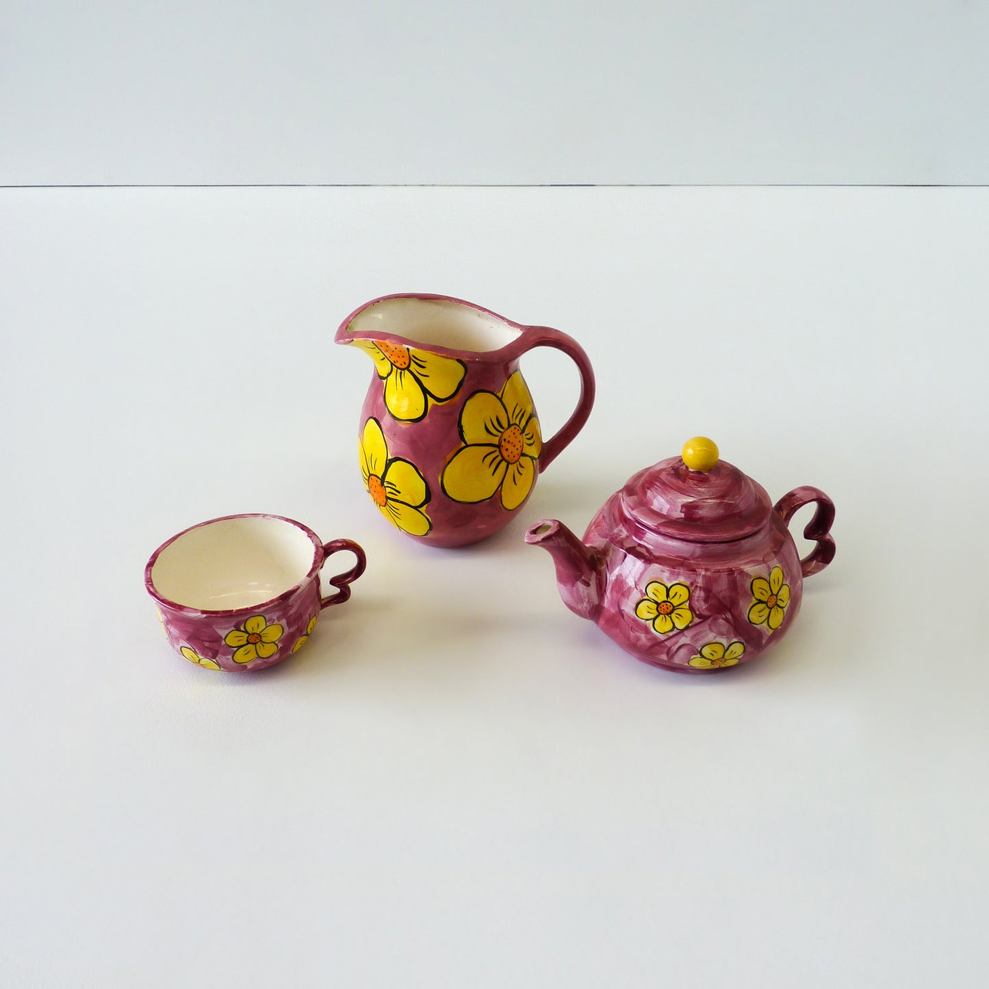 Hand-painted Ceramic Tea Set