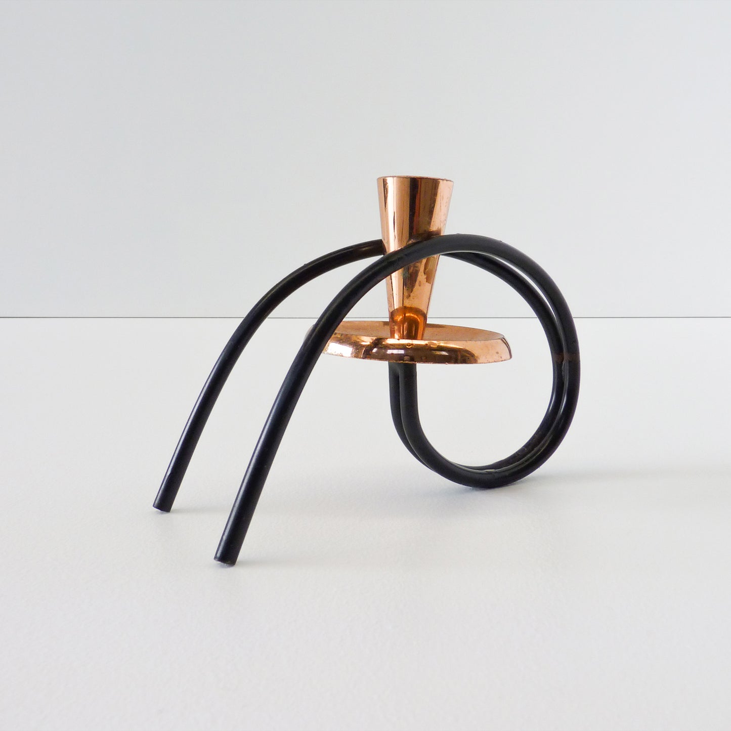 Modern Black Candle Holder