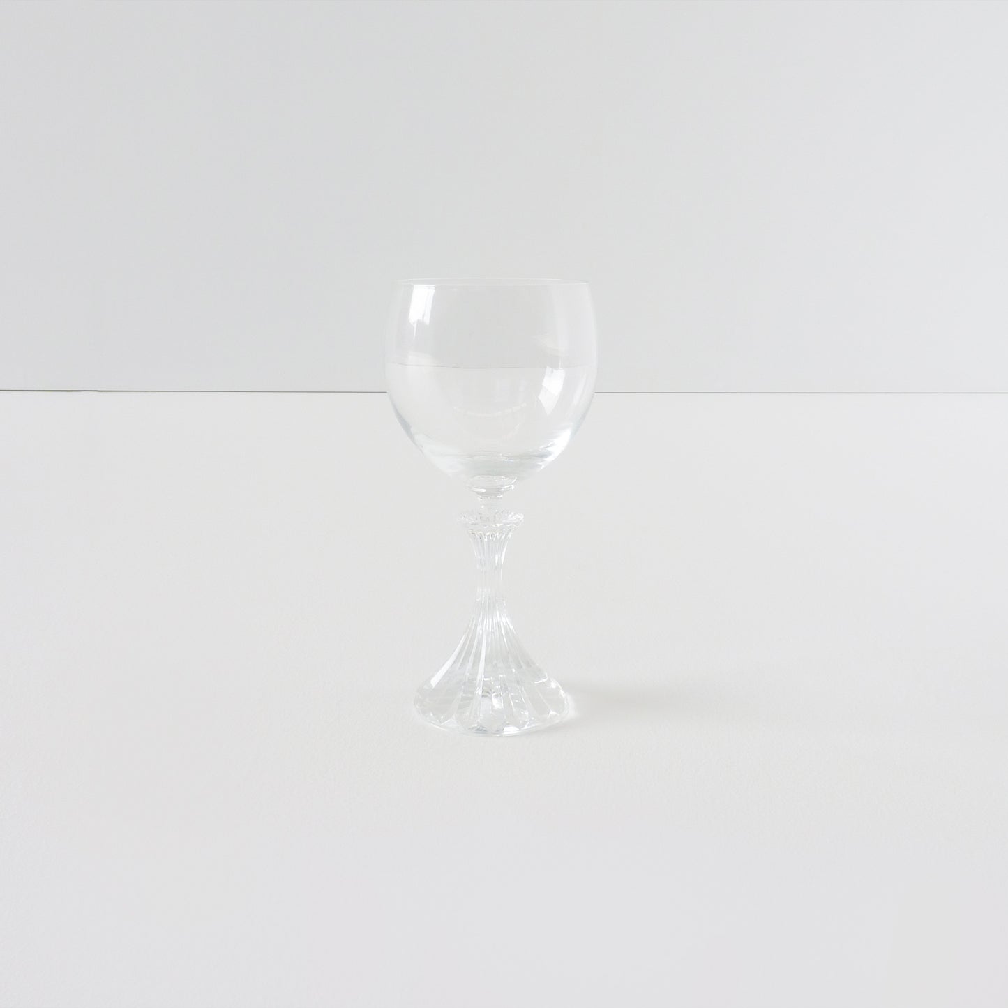 Vintage Crystal Wine Glass Set