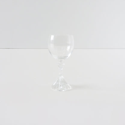 Vintage Crystal Wine Glass Set