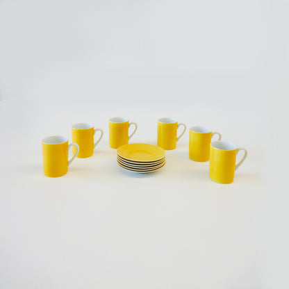 Yellow Ceramic Tea/Coffee Set