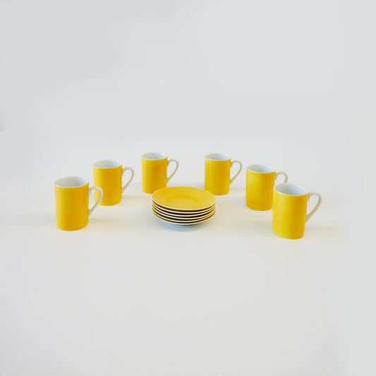 Yellow Ceramic Tea/Coffee Set