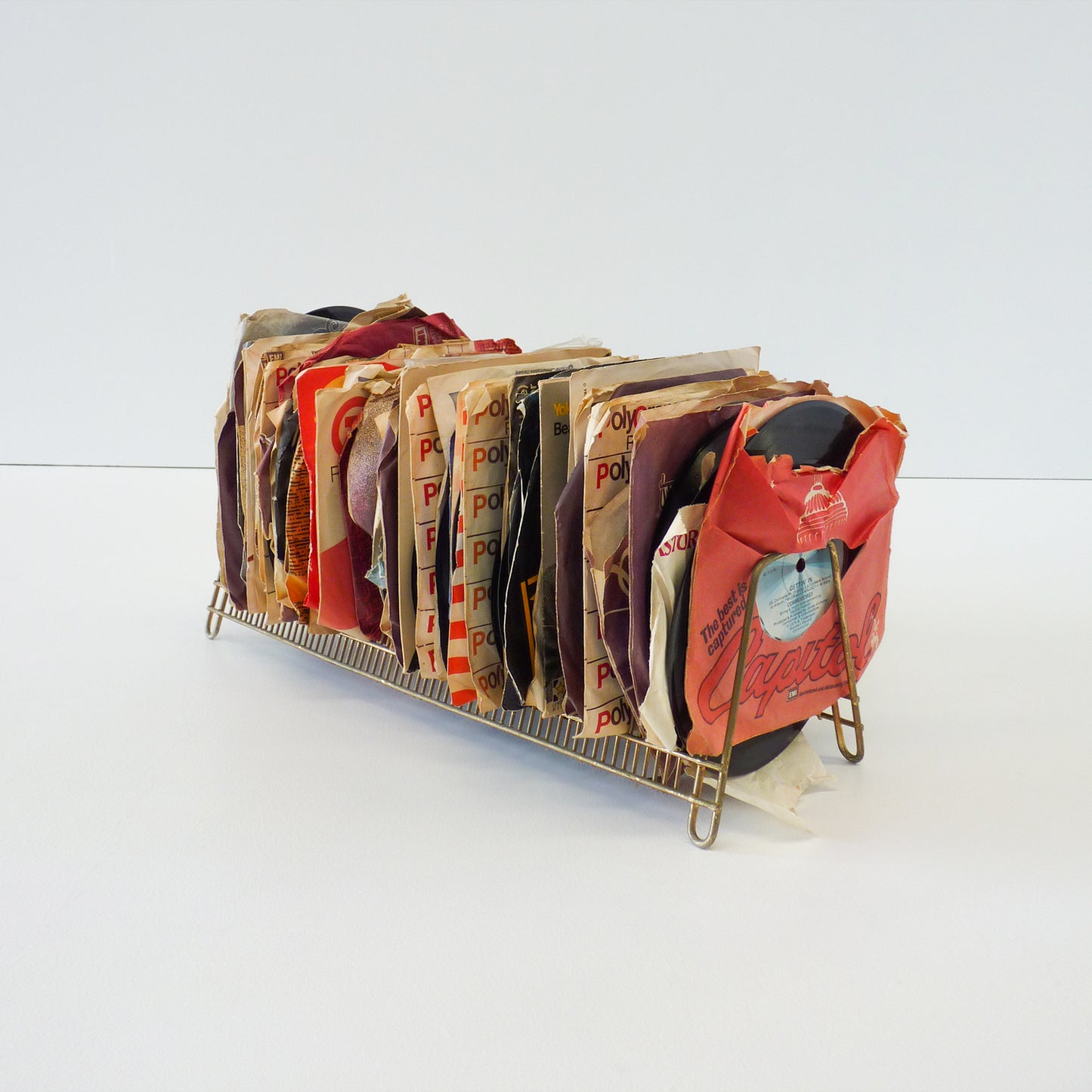 Metal Rack With 7’’ Vinyls