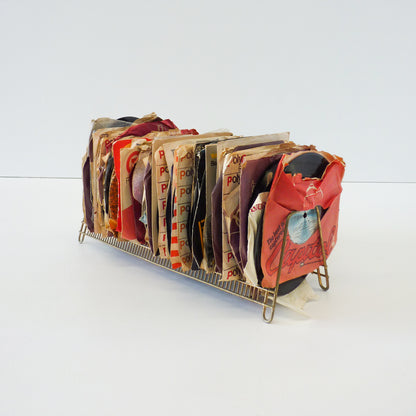Metal Rack With 7’’ Vinyls