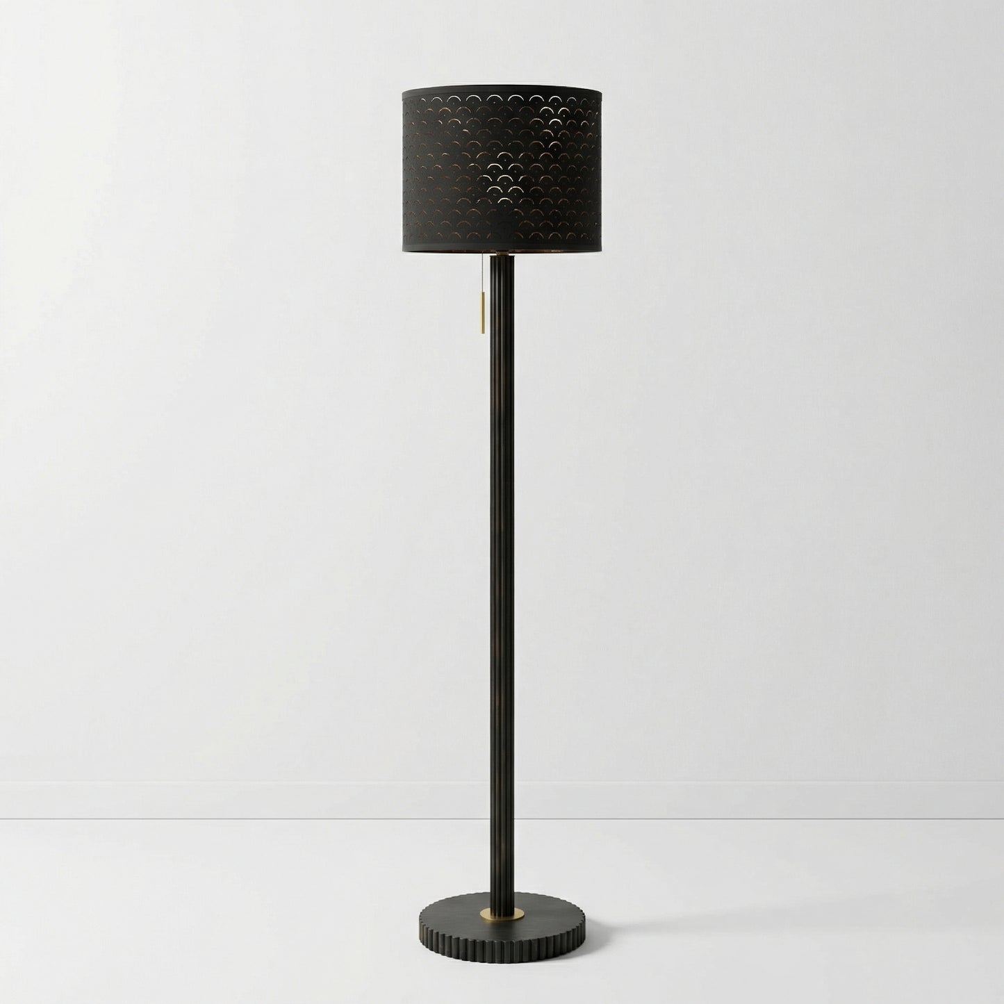 Black and Gold Standing Lamp
