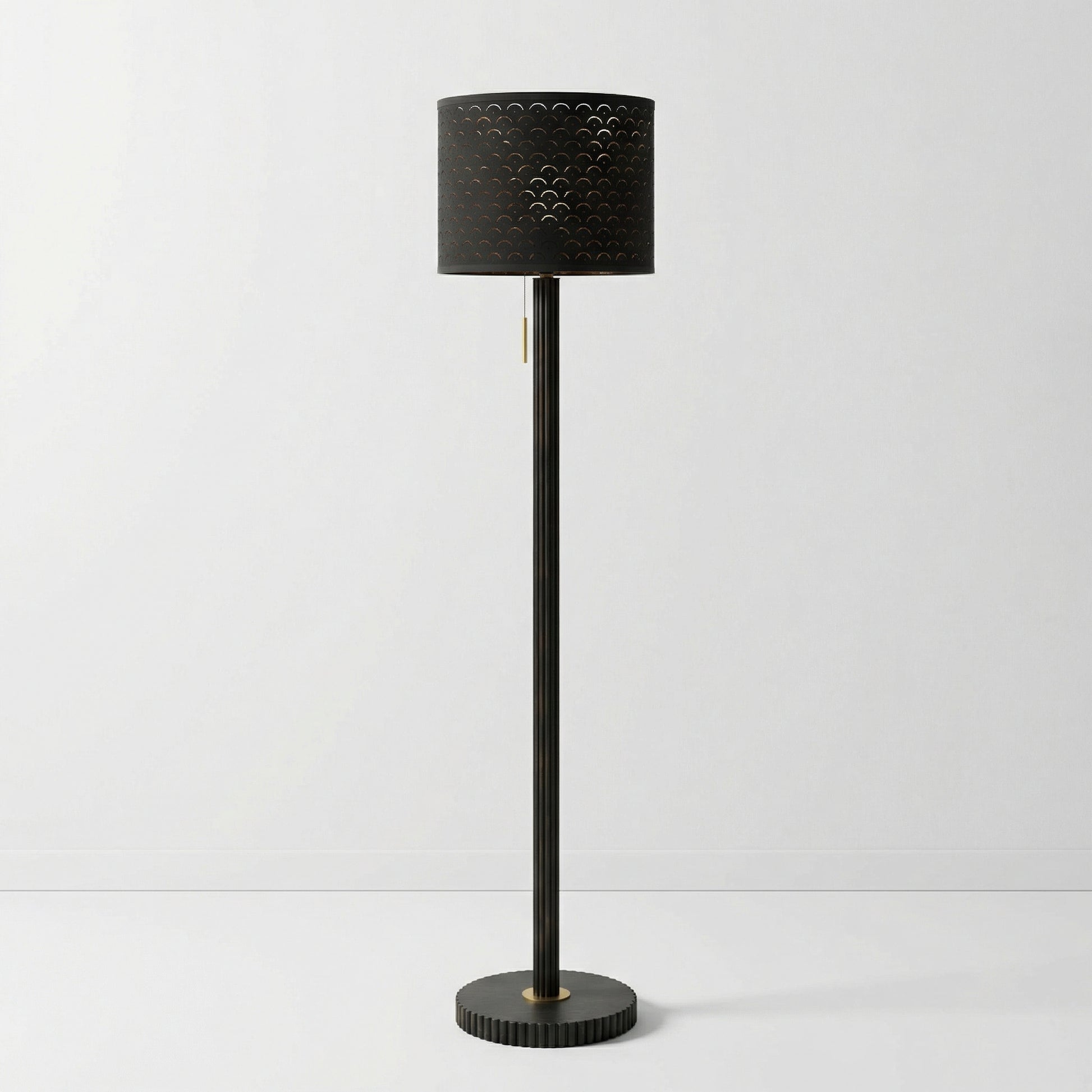 Black and Gold Standing Lamp