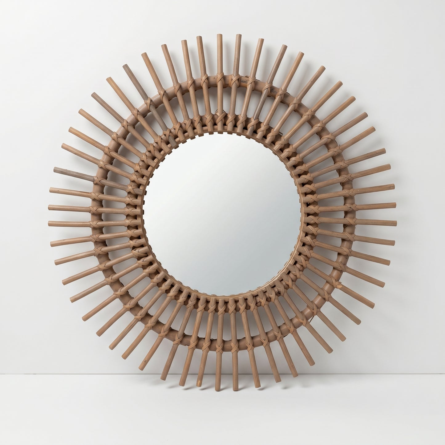 Rattan Sunburst Mirror
