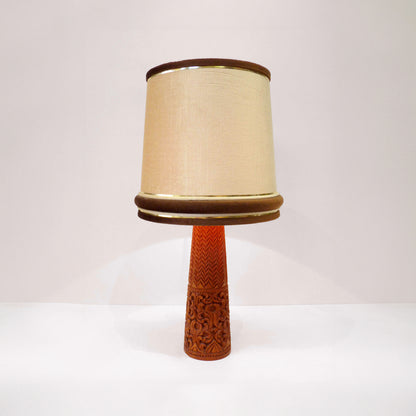 Mid Century Timber Base Lamp