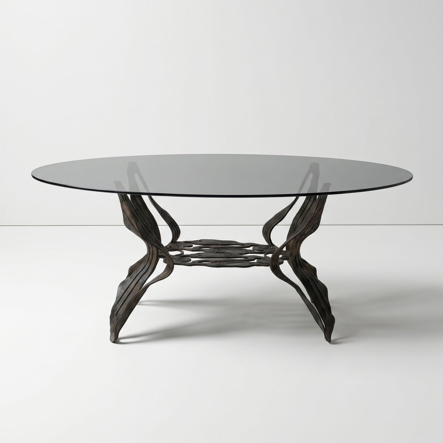 Ornate Glass Coffee Table